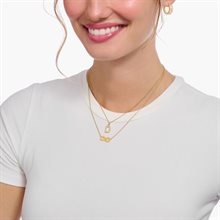 Thomas Sabo gold plated necklace infinity
