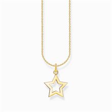 Thomas Sabo gold plated necklace star