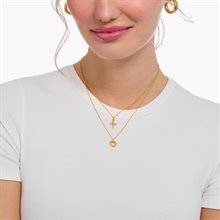 Thomas Sabo gold plated necklace heart