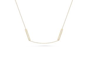 Collie 18k paperclip duo