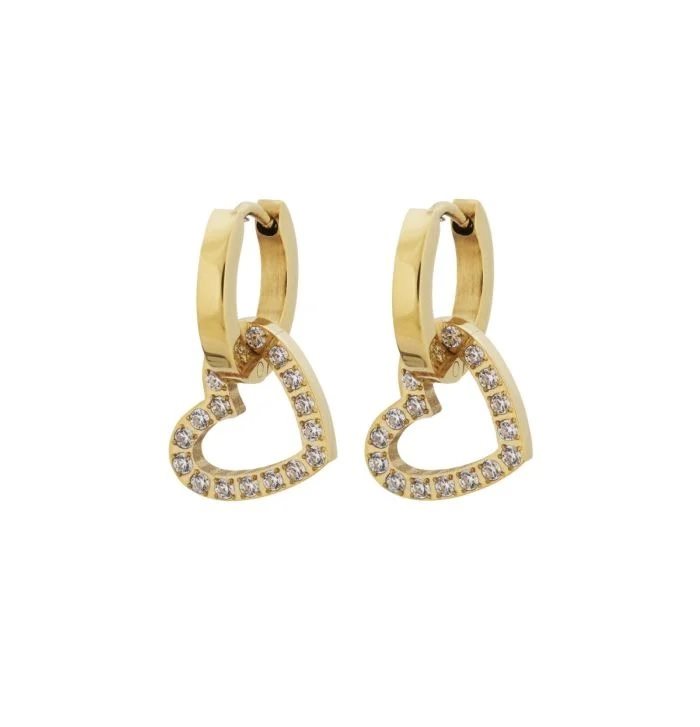 Eternal Hesrt Earrings Gold