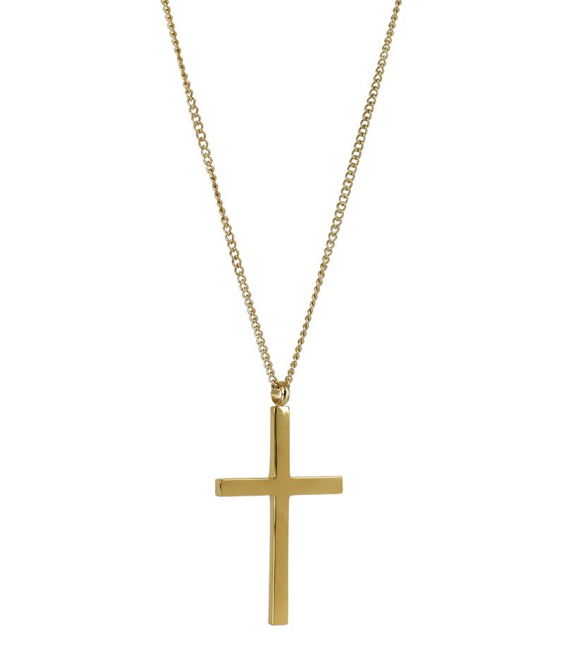 CROSS Long Necklace Gold