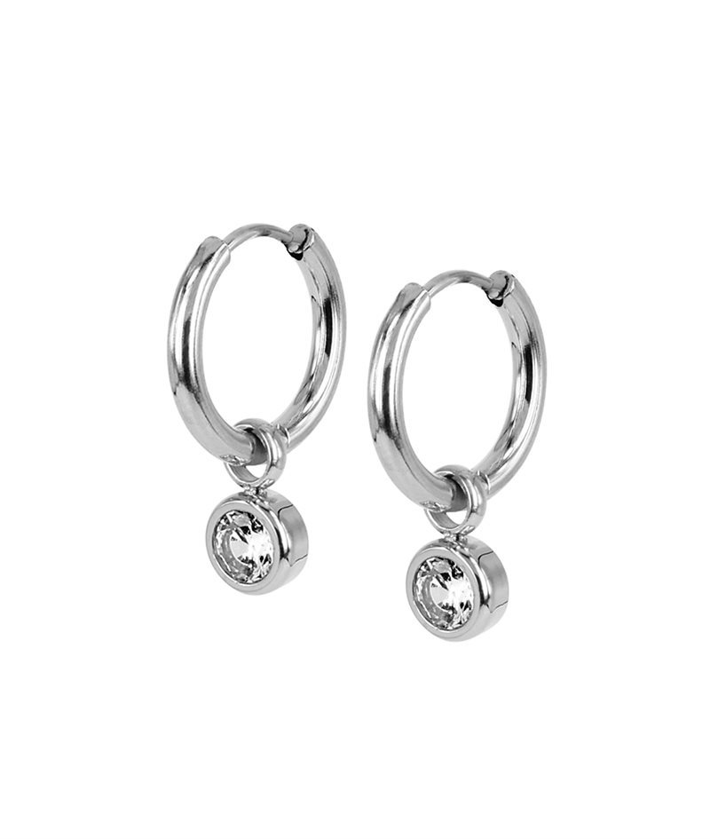 LILLY Hoops earrings steel