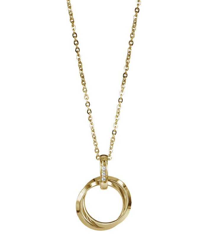 CAROLINE Long Necklace Gold/Gold