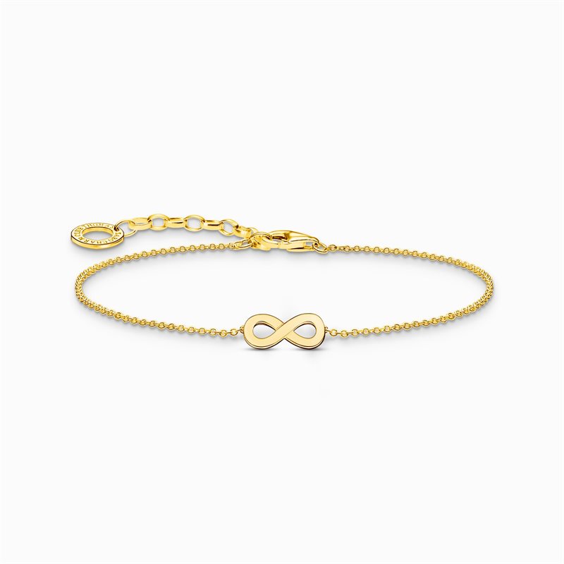 Thomas Sabo gold plated bracelet infinity