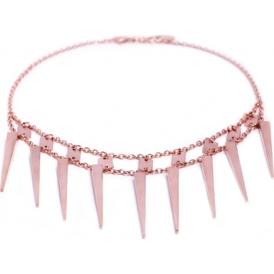 Spikes maxi necklace