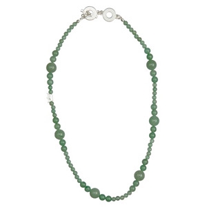 Pebby necklace Green Aventurine 