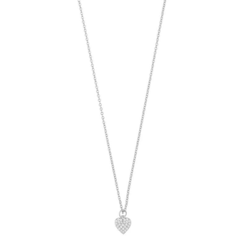North small heart pendant neck 45 s/clear