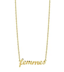 Femmes Necklace Gold