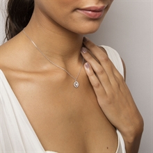 Miss Miranda necklace - Light crystal