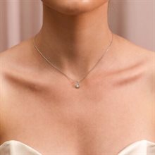 Petite Victoria necklace silvershade-silver