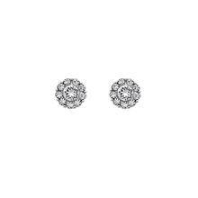 Petite Miss Sofia earrings - Crystal silver