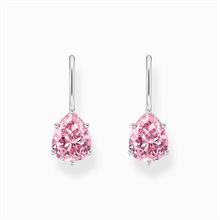 Thomas Sabo earrings pink drop-shaped cz