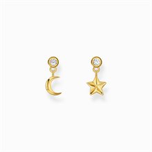Thomas Sabo gold plated earrings star&moon