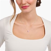 Thomas Sabo necklace pink drop-shaped cz