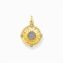 Thomas Sabo goldplated pendant, cosmic amulet