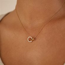 Eternal Orbit Necklace Gold