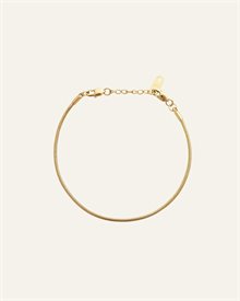 Snake chain bracelet gold medium